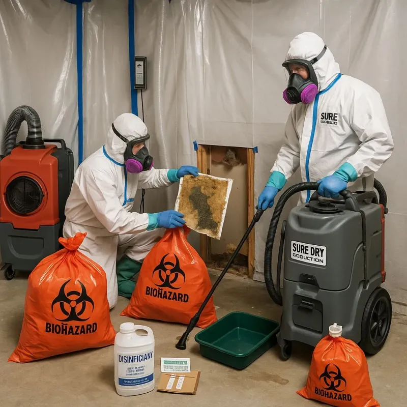 Contaminated Water Handling Protocols process in Sycamore, IL